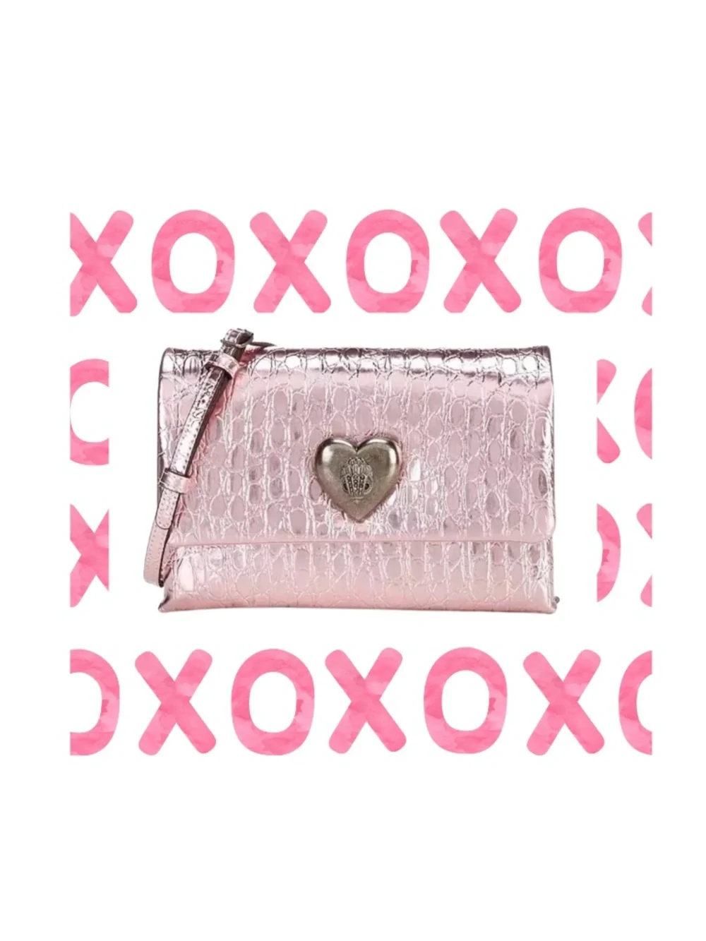 KURT GEIGER LONDON Kensington Duet Love Small Leather Bag